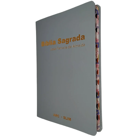 Bíblia Sagrada ARC Slim | Cinza